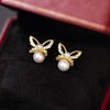 image:imageNONNYL Gifts for Wife Jewelry  Pearl Jewelry Earrings for Women Birthday Jewelry for Girlfriend Valentines Day for Wife Mothers Day for Mom Grandma N6059