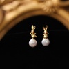 image:imageNONNYL Gifts for Wife Jewelry  Pearl Jewelry Earrings for Women Birthday Jewelry for Girlfriend Valentines Day for Wife Mothers Day for Mom Grandma N6026