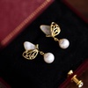 image:imageNONNYL Gifts for Wife Jewelry  Pearl Jewelry Earrings for Women Birthday Jewelry for Girlfriend Valentines Day for Wife Mothers Day for Mom Grandma N6045