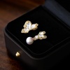 image:imageNONNYL Gifts for Wife Jewelry  Pearl Jewelry Earrings for Women Birthday Jewelry for Girlfriend Valentines Day for Wife Mothers Day for Mom Grandma N6035