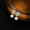 image:imageNONNYL Gifts for Wife Jewelry  Pearl Jewelry Earrings for Women Birthday Jewelry for Girlfriend Valentines Day for Wife Mothers Day for Mom Grandma N6053