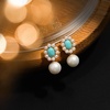 image:imageNONNYL Gifts for Wife Jewelry  Pearl Jewelry Earrings for Women Birthday Jewelry for Girlfriend Valentines Day for Wife Mothers Day for Mom Grandma N6053