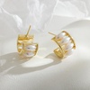 image:imageNONNYL Gifts for Wife Jewelry  Pearl Jewelry Earrings for Women Birthday Jewelry for Girlfriend Valentines Day for Wife Mothers Day for Mom Grandma NO3441