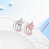 image:imageNONNYL Necklace for Women Gifts Sterling Silver Genuine White Freshwater Cultured Pearls Pendant Necklaces Christmas Gifts for Mom Wife Girlfriend Her Anniversary Birthday Fine Jewelry NO1956
