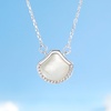 image:imageNONNYL Necklace for Women Gifts Sterling Silver Genuine White Pendant Necklaces Christmas Gifts for Mom Wife Girlfriend Her Anniversary Birthday Fine Jewelry NO1970