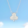 image:imageNONNYL Necklace for Women Gifts Sterling Silver Genuine White Pendant Necklaces Christmas Gifts for Mom Wife Her Anniversary Birthday Fine Jewelry NO1947