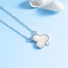 image:imageNONNYL Necklace for Women Gifts Sterling Silver Genuine White Pendant Necklaces Christmas Gifts for Mom Wife Her Anniversary Birthday Fine Jewelry NO1947