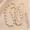 image:imageNONNYL Pearl Necklace for Women Gifts Genuine White Freshwater Cultured Pearls Pendant Necklaces Christmas Gifts for Mom Wife Her Anniversary Birthday Fine Jewelry NO3607