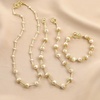 image:imageNONNYL Pearl Necklace for Women Gifts Genuine White Freshwater Cultured Pearls Pendant Necklaces Christmas Gifts for Mom Wife Her Anniversary Birthday Fine Jewelry NO3607