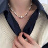 image:imageNONNYL Pearl Necklace for Women Gifts Sterling Silver Genuine White Freshwater Cultured Pearls Pendant Necklaces Christmas Gifts for Mom Wife Girlfriend Her Anniversary Birthday Fine Jewelry NO3618