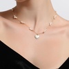 image:imageNONNYL Pearl Necklace for Women Gifts Sterling Silver Genuine White Freshwater Cultured Pearls Pendant Necklaces Christmas Gifts for Mom Wife Girlfriend Her Anniversary Birthday Fine Jewelry NO3598