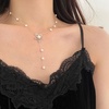 image:imageNONNYL Pearl Necklace for Women Gifts Sterling Silver Genuine White Freshwater Cultured Pearls Pendant Necklaces Christmas Gifts for Mom Wife Girlfriend Her Anniversary Birthday Fine Jewelry NO3584