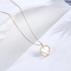 image:imageNONNYL Pearl Necklace for Women Gifts Sterling Silver Genuine White Freshwater Cultured Pearls Pendant Necklaces Christmas Gifts for Mom Wife Girlfriend Her Anniversary Birthday Fine Jewelry NO1939