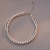 image:imageNONNYL Pearl Necklace for Women Gifts Sterling Silver Genuine White Freshwater Cultured Pearls Pendant Necklaces Christmas Gifts for Mom Wife Girlfriend Her Anniversary Birthday Fine Jewelry NO4995