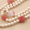 image:imageNONNYL Pearl Necklace for Women Gifts Sterling Silver Genuine White Freshwater Cultured Pearls Pendant Necklaces Christmas Gifts for Mom Wife Girlfriend Her Anniversary Birthday Fine Jewelry NO147