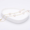 image:imageNONNYL Pearl Necklace for Women Gifts Sterling Silver Genuine White Freshwater Cultured Pearls Pendant Necklaces Christmas Gifts for Mom Wife Girlfriend Her Anniversary Birthday Fine Jewelry NO3610