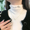 image:imageNONNYL Pearl Necklace for Women Gifts Sterling Silver Genuine White Freshwater Cultured Pearls Pendant Necklaces Christmas Gifts for Mom Wife Girlfriend Her Anniversary Birthday Fine Jewelry NO1936