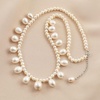 image:imageNONNYL Pearl Necklace for Women Gifts Sterling Silver Genuine White Freshwater Cultured Pearls Pendant Necklaces Christmas Gifts for Mom Wife Girlfriend Her Anniversary Birthday Fine Jewelry NO3613