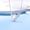 image:imageNONNYL Pearl Necklace for Women Gifts Sterling Silver Genuine White Freshwater Cultured Pearls Pendant Necklaces Christmas Gifts for Mom Wife Girlfriend Her Anniversary Birthday Fine Jewelry NO1966