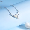 image:imageNONNYL Pearl Necklace for Women Gifts Sterling Silver Genuine White Freshwater Cultured Pearls Pendant Necklaces Christmas Gifts for Mom Wife Girlfriend Her Anniversary Birthday Fine Jewelry NO1951