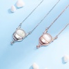 image:imageNONNYL Pearl Necklace for Women Gifts Sterling Silver Genuine White Freshwater Cultured Pearls Pendant Necklaces Christmas Gifts for Mom Wife Girlfriend Her Anniversary Birthday Fine Jewelry NO1969