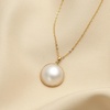 image:imageNONNYL Pearl Necklace for Women Gifts Sterling Silver Genuine White Freshwater Cultured Pearls Pendant Necklaces Christmas Gifts for Mom Wife Girlfriend Her Anniversary Birthday Fine Jewelry NO1982