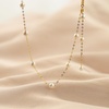 image:imageNONNYL Pearl Necklace for Women Gifts Sterling Silver Genuine White Freshwater Cultured Pearls Pendant Necklaces Christmas Gifts for Mom Wife Girlfriend Her Anniversary Birthday Fine Jewelry NO3620
