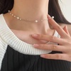 image:imageNONNYL Pearl Necklace for Women Gifts Sterling Silver Genuine White Freshwater Cultured Pearls Pendant Necklaces Christmas Gifts for Mom Wife Girlfriend Her Anniversary Birthday Fine Jewelry NO3580