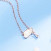 image:imageNONNYL Pearl Necklace for Women Gifts Sterling Silver Genuine White Freshwater Cultured Pearls Pendant Necklaces Christmas Gifts for Mom Wife Girlfriend Her Anniversary Birthday Fine Jewelry NO1954
