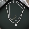image:imageNONNYL Pearl Necklace for Women Gifts Sterling Silver Genuine White Freshwater Cultured Pearls Pendant Necklaces Christmas Gifts for Mom Wife Girlfriend Her Anniversary Birthday Fine Jewelry NO5004