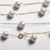 image:imageNONNYL Pearl Necklace for Women Gifts Sterling Silver Genuine White Freshwater Cultured Pearls Pendant Necklaces Christmas Gifts for Mom Wife Girlfriend Her Anniversary Birthday Fine Jewelry NO3619