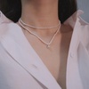 image:imageNONNYL Pearl Necklace for Women Gifts Sterling Silver Genuine White Freshwater Cultured Pearls Pendant Necklaces Christmas Gifts for Mom Wife Her Anniversary Birthday Fine Jewelry NO5003
