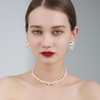 image:imageNONNYL Pearl Necklace for Women Gifts Sterling Silver Genuine White Freshwater Cultured Pearls Pendant Necklaces Christmas Gifts for Mom Wife Her Anniversary Birthday Fine Jewelry NO4989
