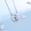 image:imageNONNYL Pearl Necklace for Women Gifts Sterling Silver Genuine White Freshwater Cultured Pearls Pendant Necklaces Gifts for Mom Wife Her Christmas Anniversary Birthday Fine Jewelry NO1955