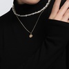 image:imageNONNYL Pearl Necklace for Women Gifts Sterling Silver Genuine White Freshwater Cultured Pearls Pendant Necklaces Gifts for Mom Wife Her Christmas Anniversary Birthday Fine Jewelry NO4994
