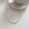 image:imageNONNYL Pearl Necklace for Women Gifts Sterling Silver Genuine White Freshwater Cultured Pearls Pendant Necklaces Gifts for Mom Wife HerChristmas Anniversary Birthday Fine Jewelry NO3611