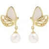 image:imageNONNYL Gifts for Wife Jewelry  Pearl Jewelry Earrings for Women Birthday Jewelry for Girlfriend Valentines Day for Wife Mothers Day for Mom Grandma N6045