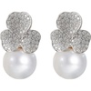 image:imageNONNYL Gifts for Wife Jewelry  Pearl Jewelry Earrings for Women Birthday Jewelry for Girlfriend Valentines Day for Wife Mothers Day for Mom Grandma N6061
