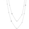 image:imageNONNYL Pearl Necklace for Women Gifts Sterling Silver Genuine White Freshwater Cultured Pearls Pendant Necklaces Christmas Gifts for Mom Wife Her Anniversary Birthday Fine Jewelry NO4998