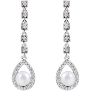 image:imageNONNYL Gifts for Wife Jewelry  Pearl Jewelry Earrings for Women Birthday Jewelry for Girlfriend Valentines Day for Wife Mothers Day for Mom Grandma N6049