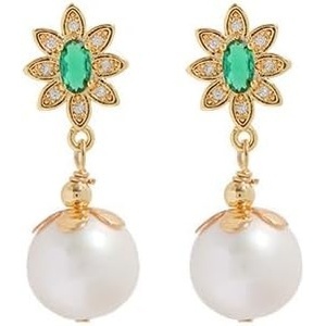 image:imageNONNYL Gifts for Wife Jewelry  Pearl Jewelry Earrings for Women Birthday Jewelry for Girlfriend Valentines Day for Wife Mothers Day for Mom Grandma N6034