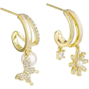image:imageNONNYL Gifts for Wife Jewelry  Pearl Jewelry Earrings for Women Birthday Jewelry for Girlfriend Valentines Day for Wife Mothers Day for Mom Grandma NO3449