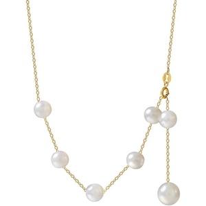 image:imageNONNYL Pearl Necklace for Women Gifts Sterling Silver Genuine White Freshwater Cultured Pearls Pendant Necklaces Christmas Gifts for Mom Wife Girlfriend Her Anniversary Birthday Fine Jewelry NO3615