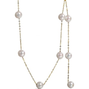 image:imageNONNYL Pearl Necklace for Women Gifts Sterling Silver Genuine White Freshwater Cultured Pearls Pendant Necklaces Christmas Gifts for Mom Wife Girlfriend Her Anniversary Birthday Fine Jewelry NO3619