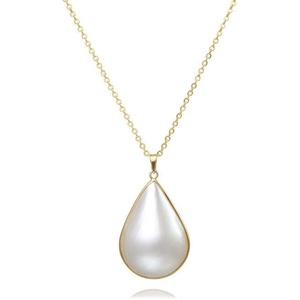 image:imageNONNYL Pearl Necklace for Women Gifts Sterling Silver Genuine White Freshwater Cultured Pearls Pendant Necklaces Christmas Gifts for Mom Wife Girlfriend Her Anniversary Birthday Fine Jewelry NO1984