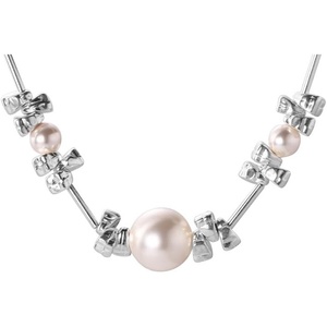 image:imageNONNYL Pearl Necklace for Women Gifts Sterling Silver Genuine White Freshwater Cultured Pearls Pendant Necklaces Christmas Gifts for Mom Wife Girlfriend Her Anniversary Birthday Fine Jewelry NO3618