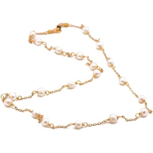 image:imageNONNYL Pearl Necklace for Women Gifts Sterling Silver Genuine White Freshwater Cultured Pearls Pendant Necklaces Christmas Gifts for Mom Wife Her Anniversary Birthday Fine Jewelry NO3590