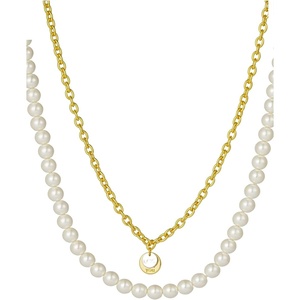 image:imageNONNYL Pearl Necklace for Women Gifts Sterling Silver Genuine White Freshwater Cultured Pearls Pendant Necklaces Christmas Gifts for Mom Wife Her Anniversary Birthday Fine Jewelry NO4988
