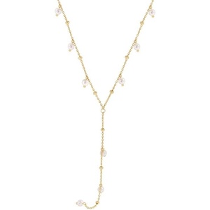 image:imageNONNYL Pearl Necklace for Women Gifts Sterling Silver Genuine White Freshwater Cultured Pearls Pendant Necklaces Christmas Gifts for Mom Wife Her Anniversary Birthday Fine Jewelry NO3586