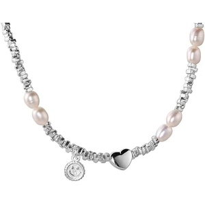 image:imageNONNYL Pearl Necklace for Women Gifts Sterling Silver Genuine White Freshwater Cultured Pearls Pendant Necklaces Gifts for Mom Wife HerChristmas Anniversary Birthday Fine Jewelry NO3611